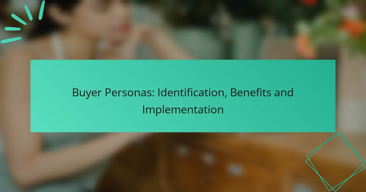 Buyer Personas: Identification, Benefits and Implementation