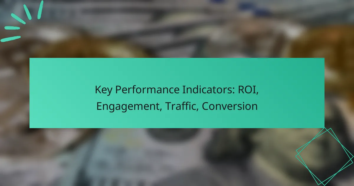 Key Performance Indicators: ROI, Engagement, Traffic, Conversion